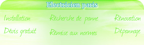 depannage electricité